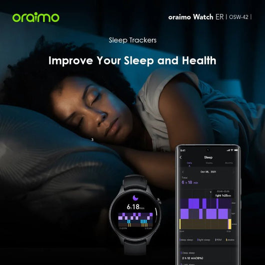 WATCH-SMART-ORAIMO-wireless call-OSW-42-BLACK / 4895180799570.