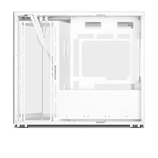 Xander Crystal 7 ARGB Fan Mid Tower White Gaming Case + PSU 850W 80 Plus Bronze.