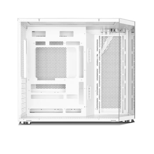 Xander Crystal 7 ARGB Fan Mid Tower White Gaming Case + PSU 850W 80 Plus Bronze.