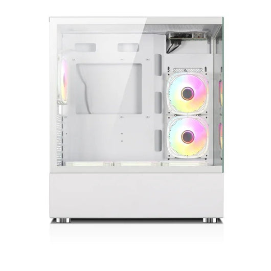 Xander Jupiter 6 ARGB Fan Mid Tower White Gaming Case + Power 850W PSU.