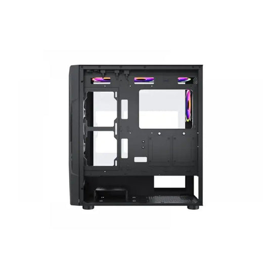 Xander Velox Gaming Case Mid Tower 4 Fan RGB Black + PSU 600W.