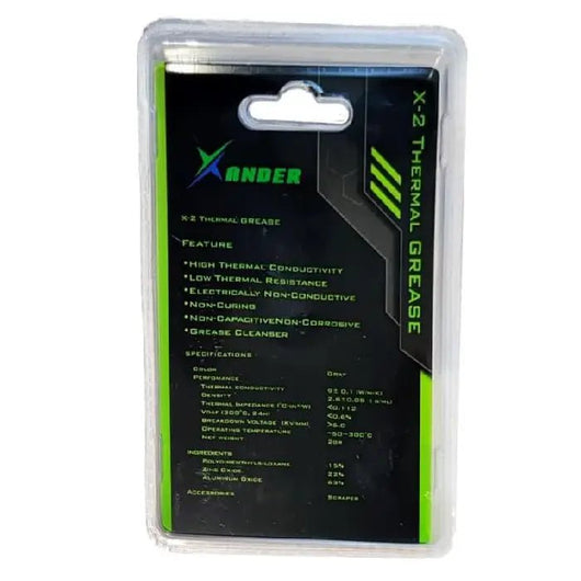 Xander X2 Thermal Grease 2G CPU Cooler Thermal Paste.