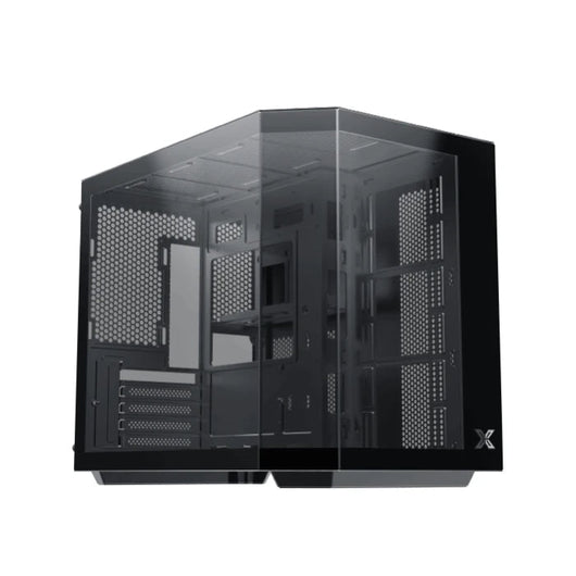 Xigmatek Cubi M 3FAN Rainbow RGB Micro Tower Gaming Case Black - EN47169.