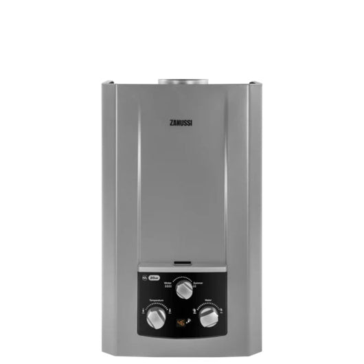 Water Heater-ZANUSSI-Gas-DELTA-10 Liter-Digital-Natural Gas-Silver-3Yrs / ZYG10113SL / 945105571.