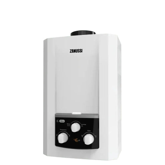 Water Heater-ZANUSSI-Gas-NEW Vicky -6 Liter-Digital-Natural Gas-White-5Yrs / ZYG06113WL / 945105516.