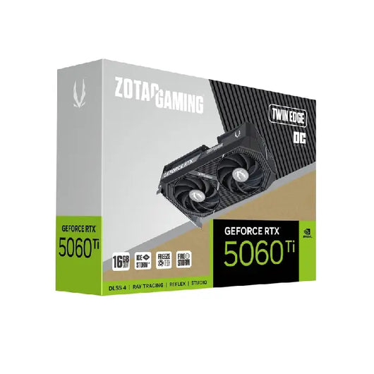 ZOTAC GAMING GeForce RTX 5060 Ti 16GB GDDR7 Twin Edge OC VGA Graphics Card.